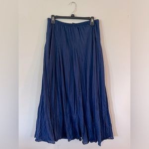 Women’s blue summer maxi skirt